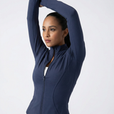 AYSOSE MotionEase™ SculptFit Zip Jacket – Women’s Quick-Dry Running & Pilates Layer