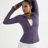 AYSOSE MotionEase™ SculptFit Zip Jacket – Women’s Quick-Dry Running & Pilates Layer