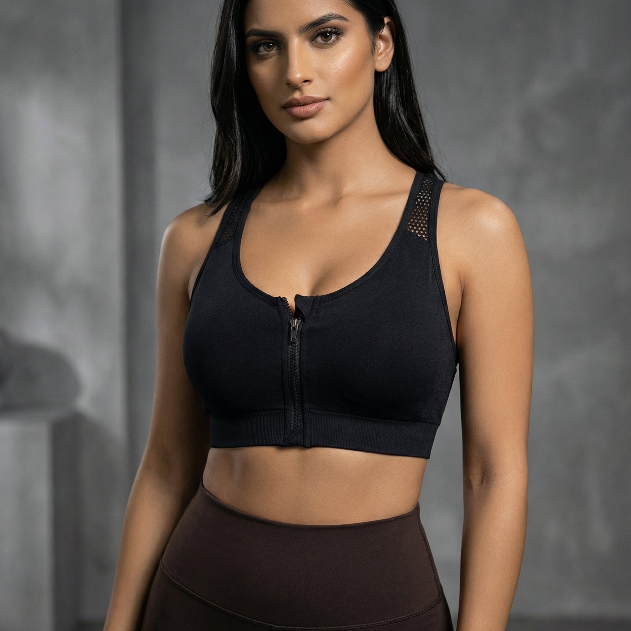 AYSOSE MotionEase™ FrontZip High-Impact Sports Bra